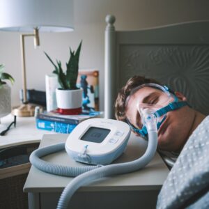 make cpap hose go up to head