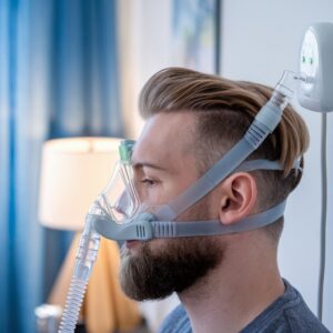 make cpap hose go up to head